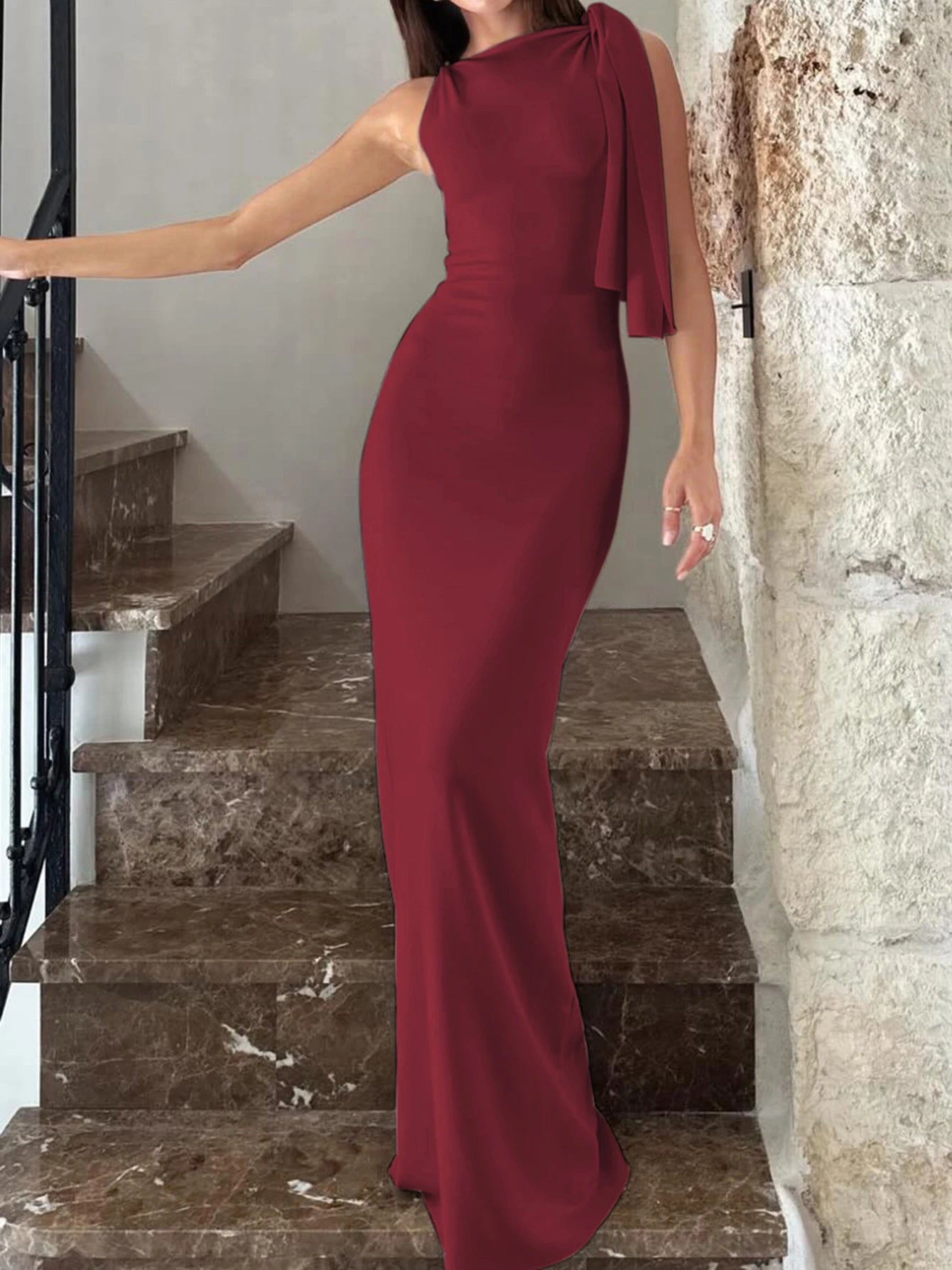 Bodycon Maxi Prom Dress