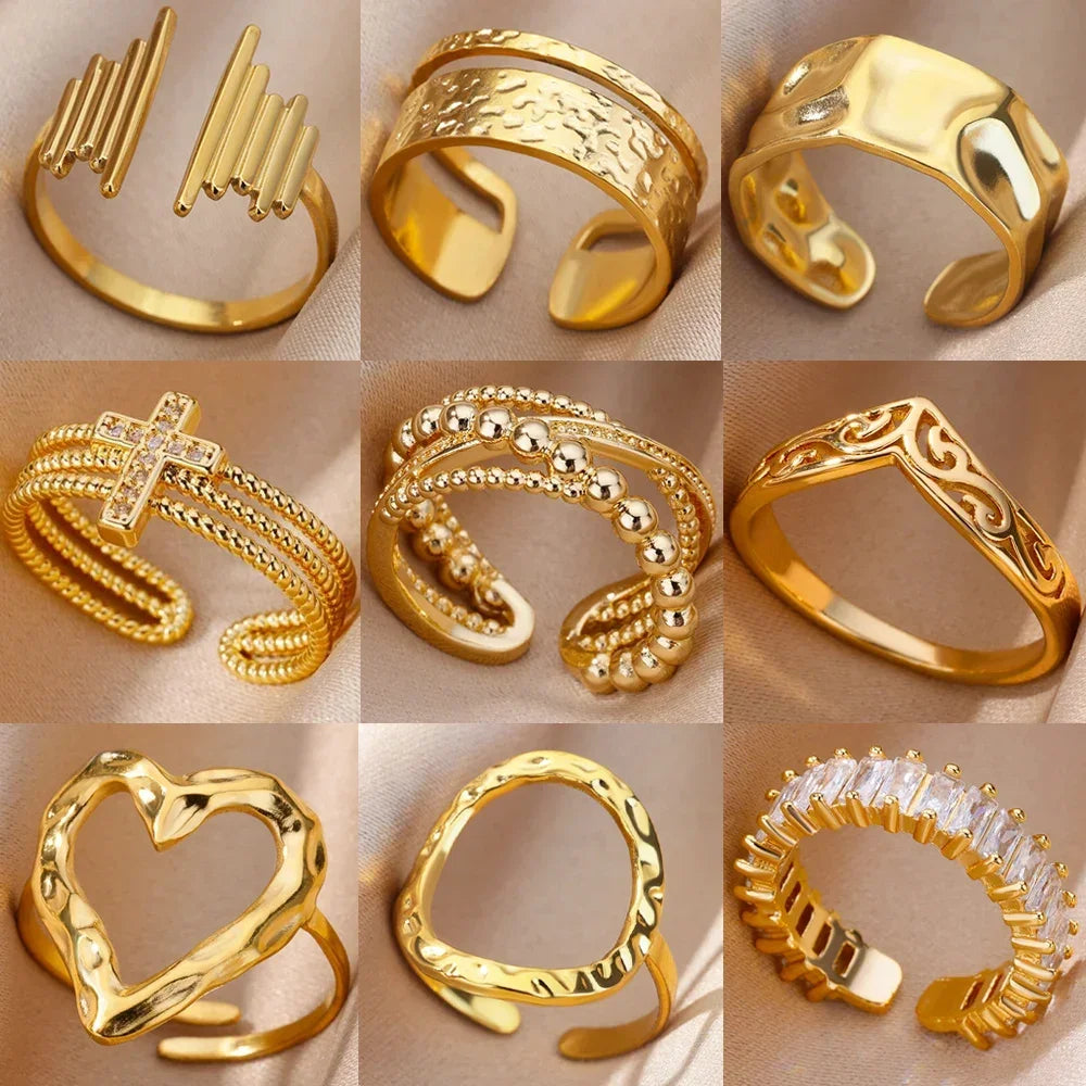 Stainless Steel Rings Accessories Gift