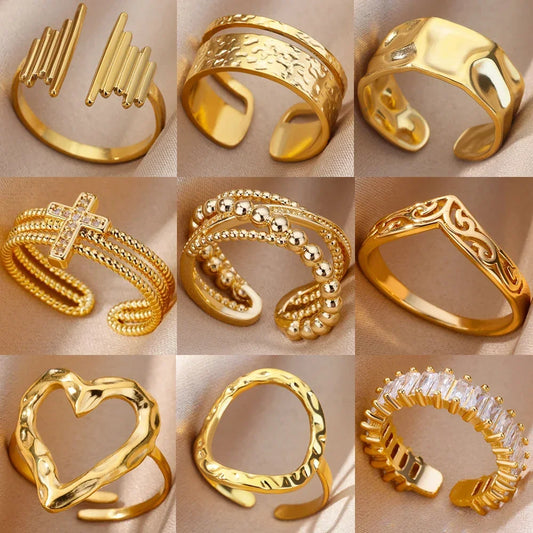 Stainless Steel Rings Accessories Gift