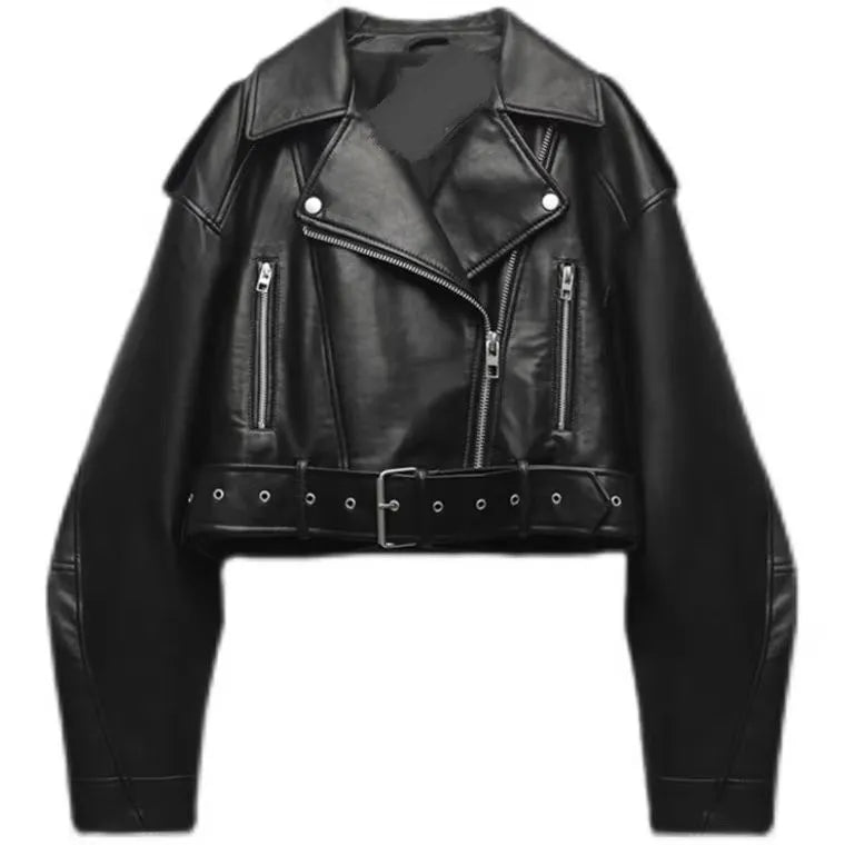 Women's Leather Short Jacket