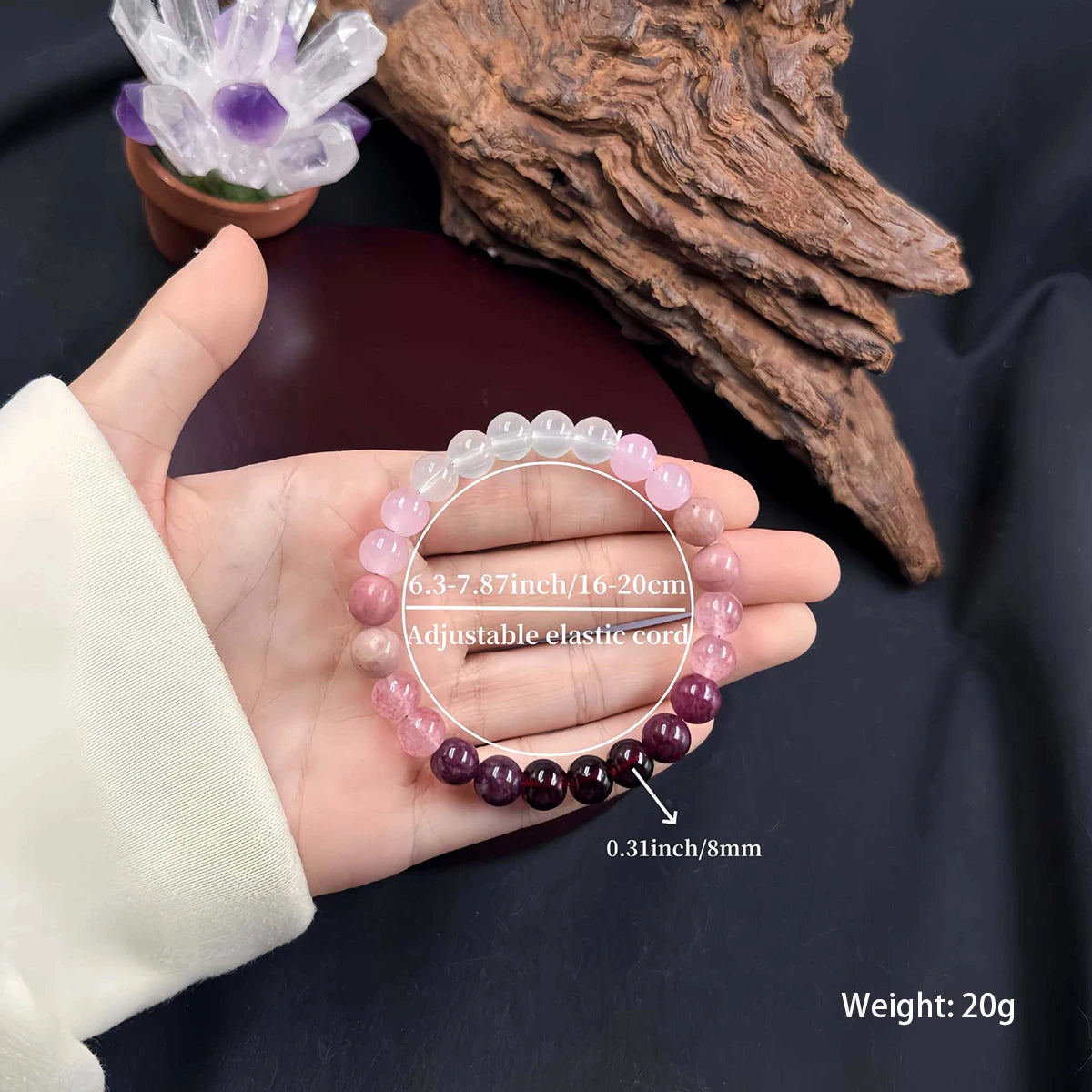 Pink Amethyst Bracelet