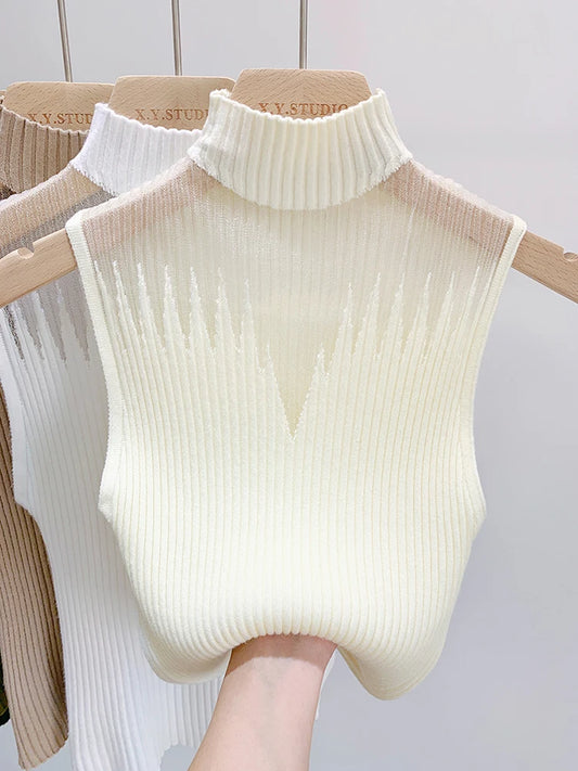 Mesh Knitted Tank Top