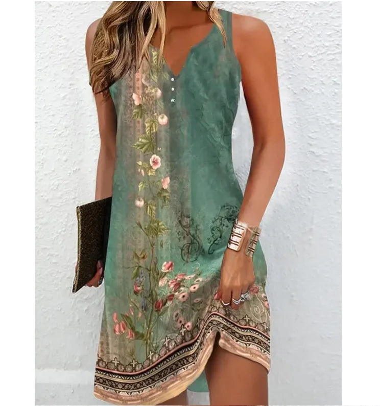 Bohemian Sleeveless Vestidos