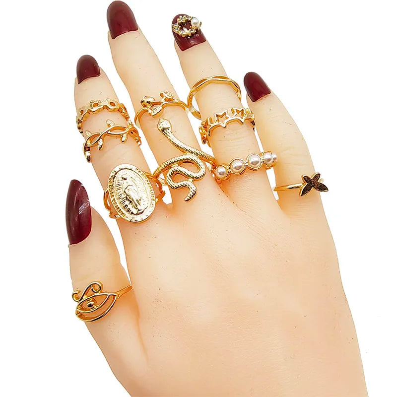 Women Rings-Gold Color