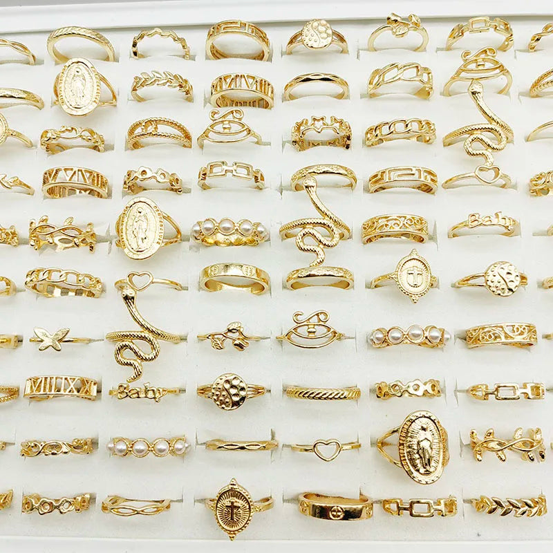 Women Rings-Gold Color