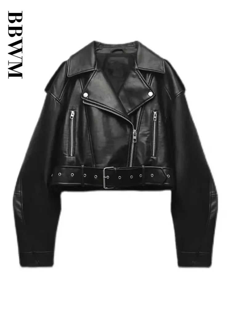 Women's Leather Short Jacket